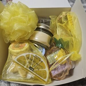 Yay! For Yellow Gift Box 15 Items Beauty Stationary Candle Watch MORE